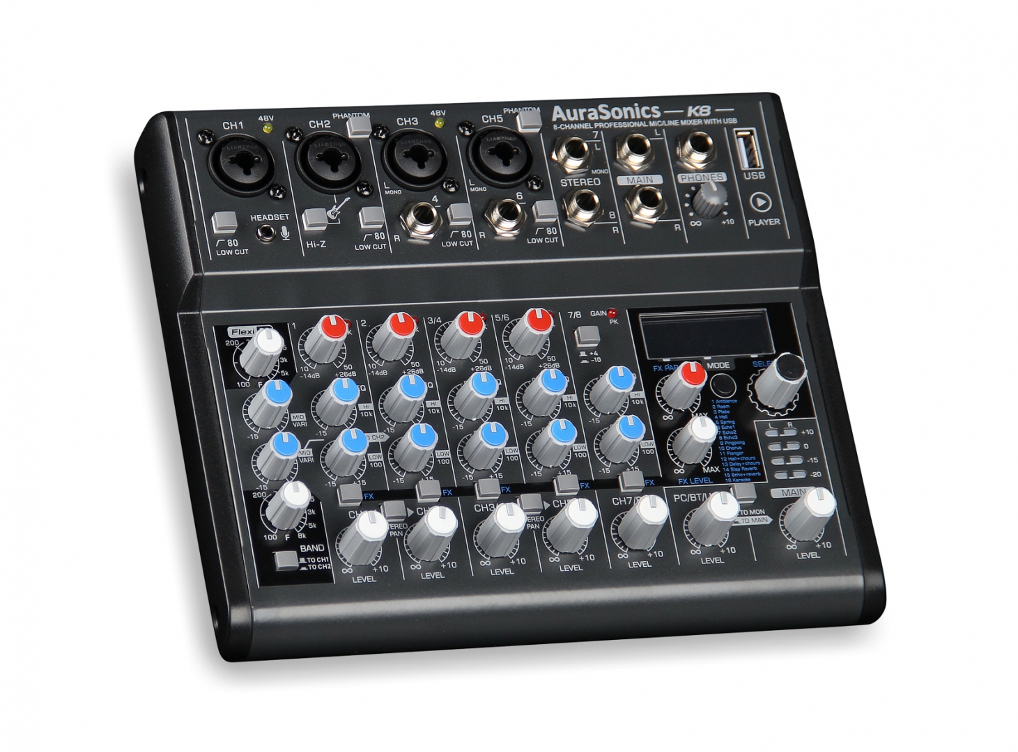 AuraSonics K8 компактный микшерный пульт в Туймазах