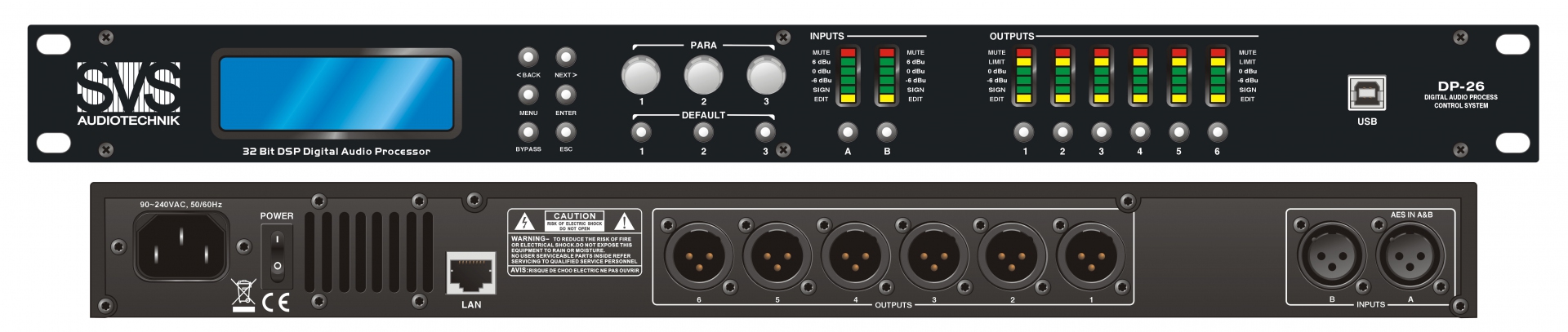 SVS Audiotechnik DP-26 Цифровой процессор: 2 входа 6 выходов в Туймазах