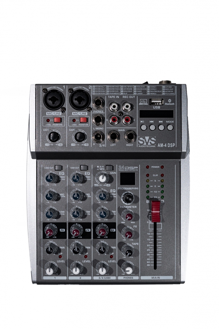 SVS Audiotechnik mixers AM-4 DSP Аналоговый микшерный пульт, 4-канала в Туймазах
