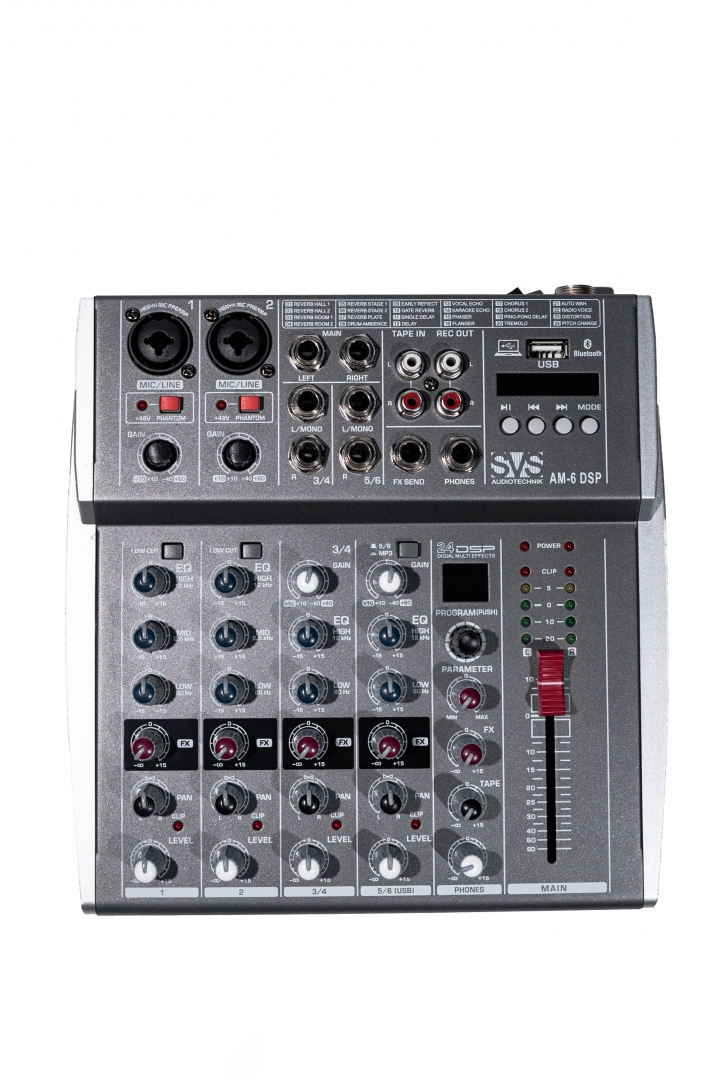 SVS Audiotechnik mixers AM-6 DSP Микшерный пульт аналоговый, 6-канальный SVS Audiotechnik mixers в Туймазах