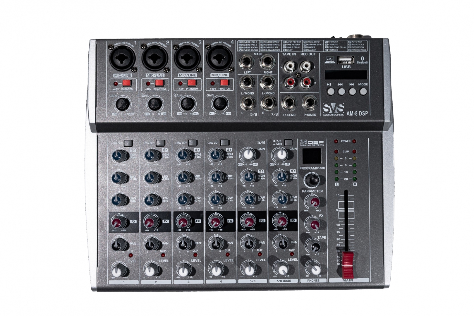 SVS Audiotechnik mixers AM-8 DSP Микшерный пульт аналоговый, 8-канальный в Туймазах